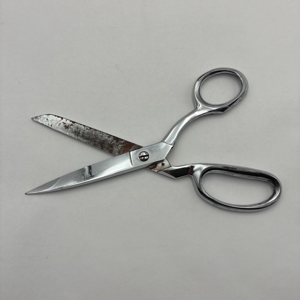Vintage Marks Serra-Sharp 404-8 Tailor Shears Serrated Fabric Scissors Brazil